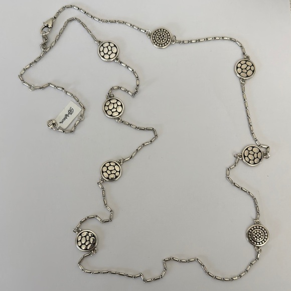 Brighton Pebble Silver Tone Necklace NWT - Picture 1 of 5